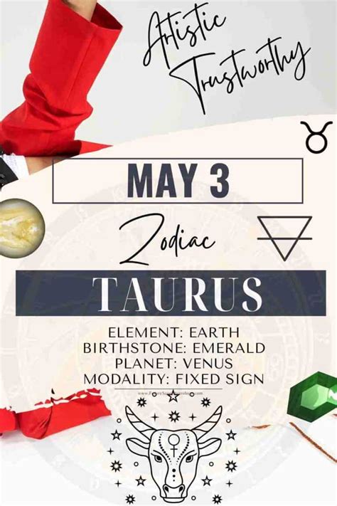 May 3 Zodiac (Taurus) Birthday: Personality, Zodiac Sign, Compatibility ...