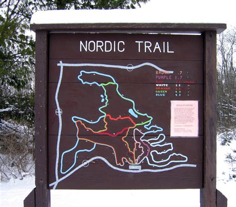 Nordic Trail-main sign | The map at the trailhead. | Flickr