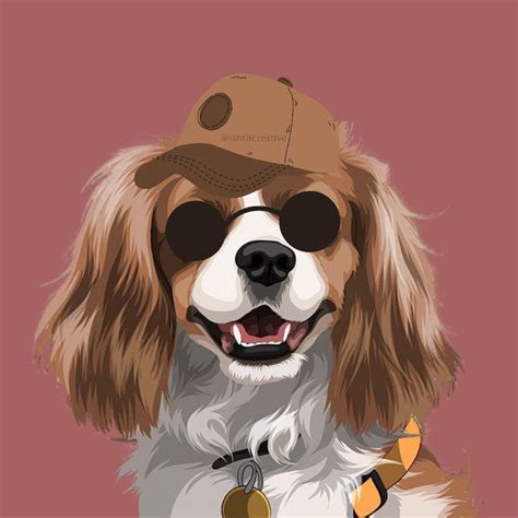 Cute Dog Illustration