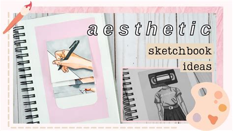 How to make your sketchbook more aesthetic // 5 ways to fill your sketchbook! - YouTube