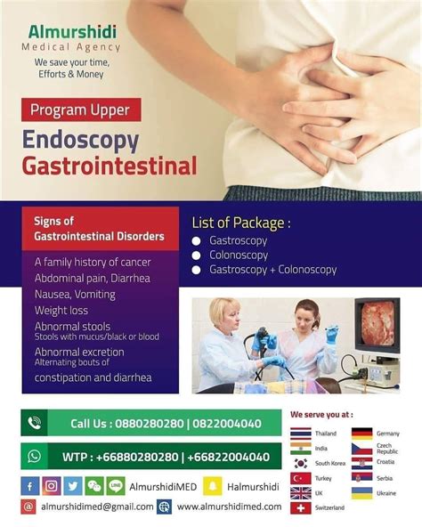 Upper GI Endoscopy or Gastroscopy and Colonoscopy Procedure in Bangkok ...