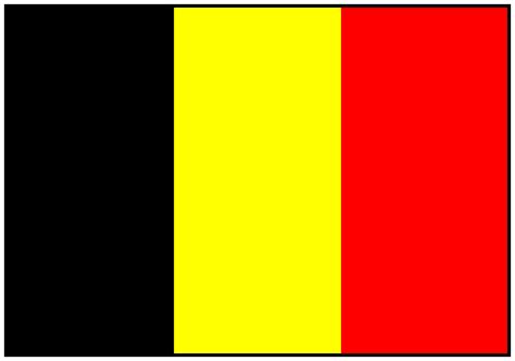 Drapeaux de l'Allemagne et de la Belgique