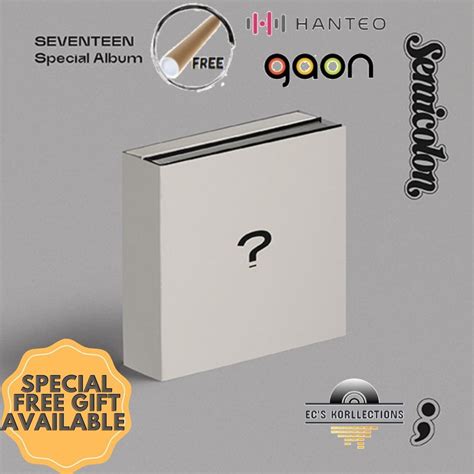 SEVENTEEN - [ Semicolon ] ( SPECIAL ALBUM ) ( SPECIAL FREE GIFT AVAILABLE ) | Shopee Malaysia