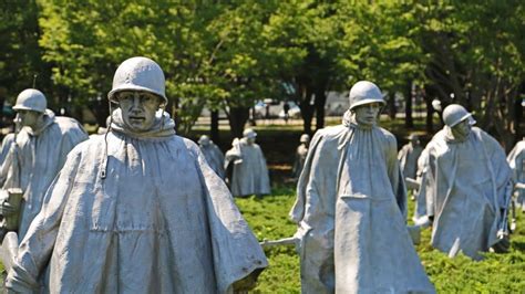 Korean War Memorial in Washington DC - Park Ranger John