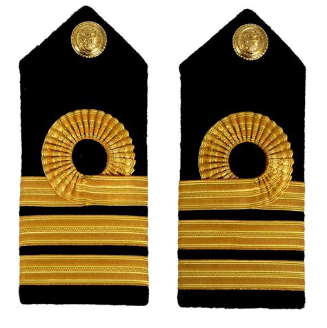 Royal Navy Cdr Commander Rank Insignia Shoulder Strap Board Epaulette ...