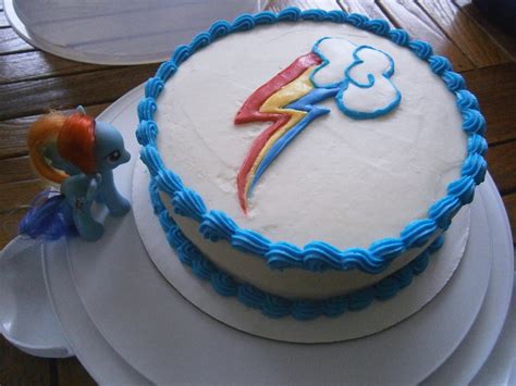 Rainbow Dash cake — Weasyl