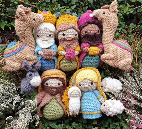 PATTERN ONLY Nativity Scene Mary Joseph Jesus Donkey Sheep - Etsy