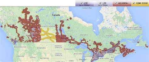 Cellular Maps.com-Canada Wireless Coverage Comparison