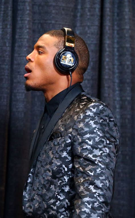 Cam Newton showed up at the Super Bowl rocking a really cool outfit ...