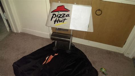 Pizza Hut HTH window Car Topper sign & delivery bag Dominos Papa Jimmy ...