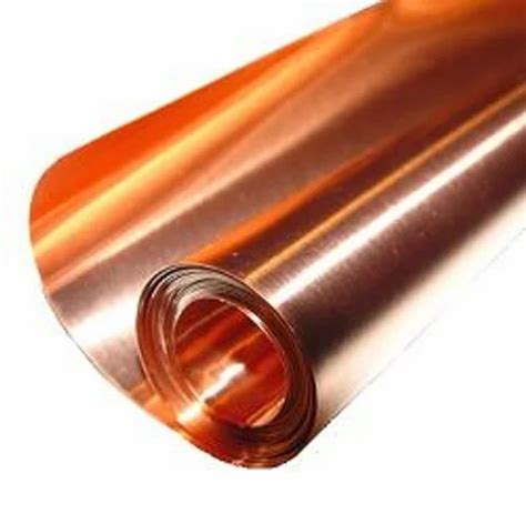 Copper Foil Sheet, Thickness: 0.5mm To 10mm at Rs 500/kilogram in Mumbai | ID: 14137305062