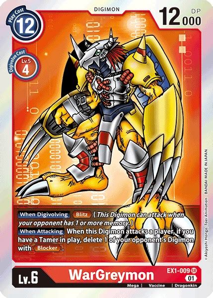 WarGreymon - Classic Collection - Digimon Card Game