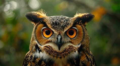 AI generated horned owl in nature 36718496 Stock Photo at Vecteezy