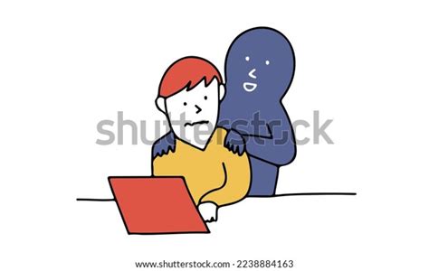 Vector Illustration Workplace Harassment Concept Stock Vector (Royalty Free) 2238884163 ...