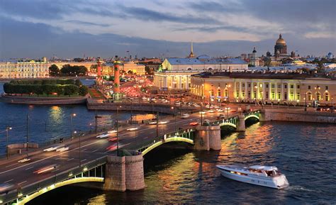 Exchange Bridge, St. Petersburg, Russia