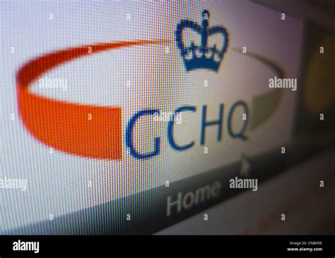 The GCHQ logo on their website Stock Photo - Alamy