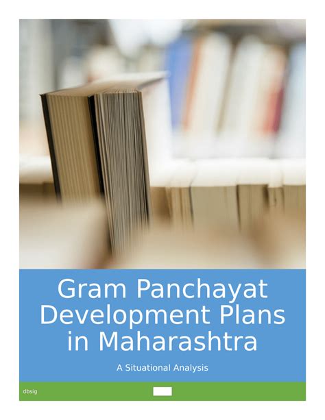 (PDF) Gram Panchayat Development Plan in Maharashtra: A Situational Analyis