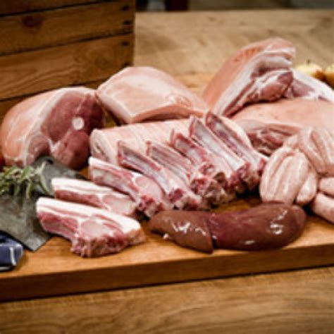 Middle White pork - Half pig from Huntsham Farm - Pedigree Meats - Big Barn