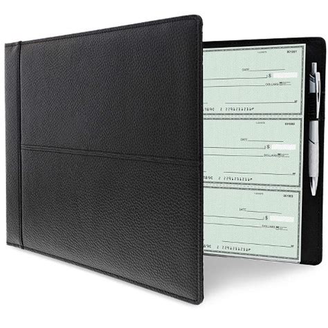 7 Ring Business Check Binder, Holds 600 Checks, 3 On A Page, 14 X 2 X 10 Inches : Target