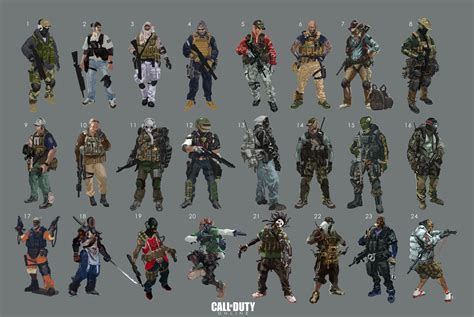 ArtStation - call of duty Online-mercenaries concept