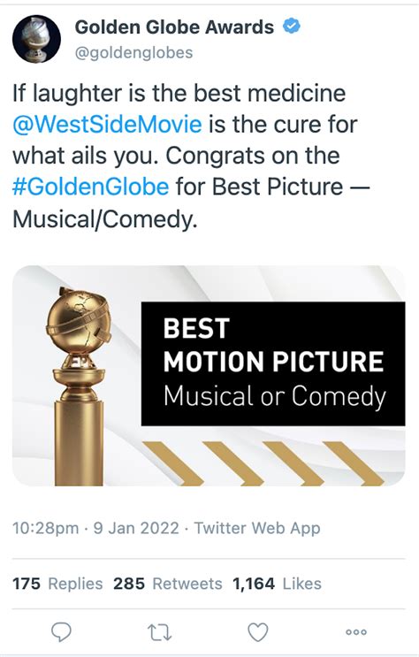 The Golden Globes announce winners in series of bizarre tweets