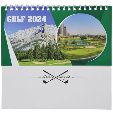 4imprint.ca: Golf Courses Desk Calendar C135903