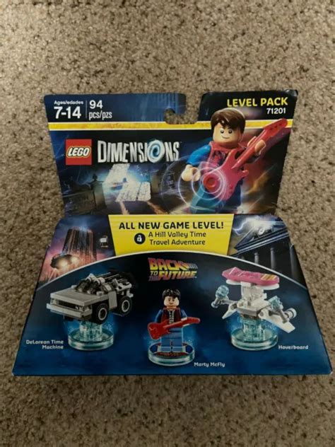 LEGO DIMENSIONS MARTY McFly and Delorean Level Pack 71201 BTTF NEW EUR ...