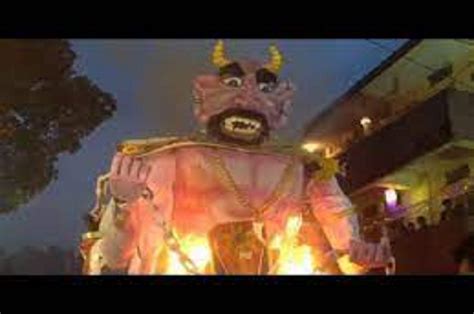 Goa celebrates Diwali in unique way: burning 'Narakasura' effigy