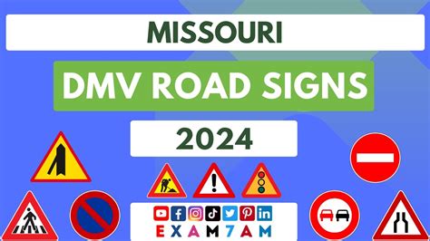 MISSOURI DMV ROAD SIGN WRITTEN TEST | LEARN ROAD SIGNS IN 2024 | PASS YOUR DMV WRITTEN EXAM ...