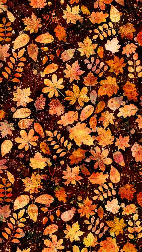 Brown Fall Leaves, November, October, Pravokrug, September, autumn, autumnal, HD phone wallpaper ...