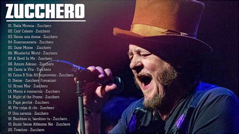 100 migliori canzoni di Zucchero - Zucchero canzoni nuove 2020 - zucchero canciones - YouTube