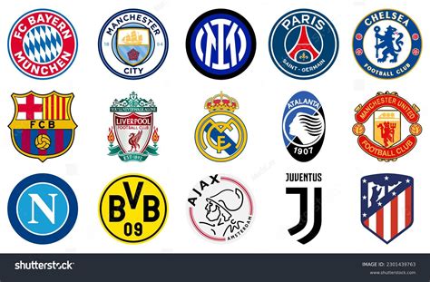 Uefa Team Logos And Names