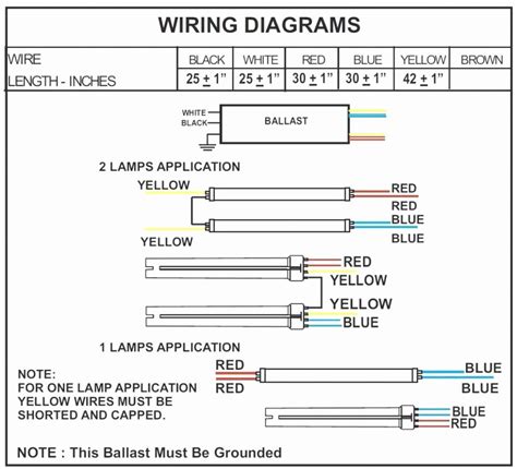 Single Tube Fluorescent Light Wiring Diagram