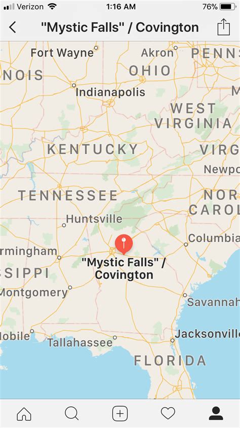 Mystic Falls Virginia Map - Road Map Of The United States