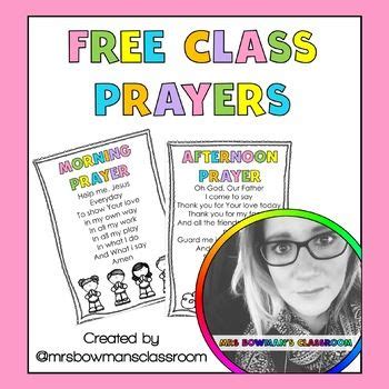 Classroom Prayers *FREEBIE | Classroom prayer, Classroom, Prayers