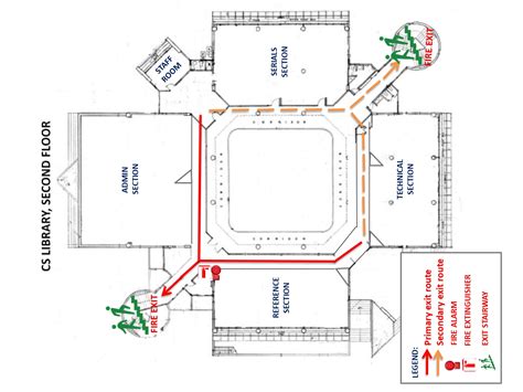 Emergency Evacuation Map - CSLib