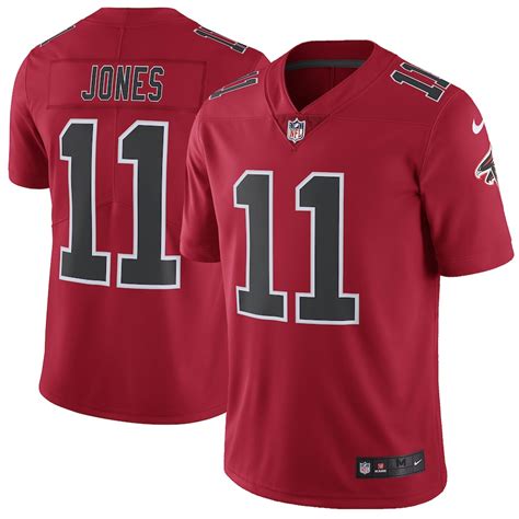 Men's Nike Julio Jones Red Atlanta Falcons Vapor Untouchable Color Rush Limited Player Jersey