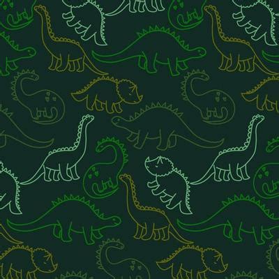 Dinosaur Pattern Vector Art, Icons, and Graphics for Free Download