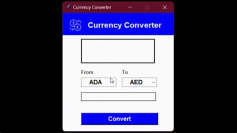 How to Create a Currency Converter Application with Python and Tkinter