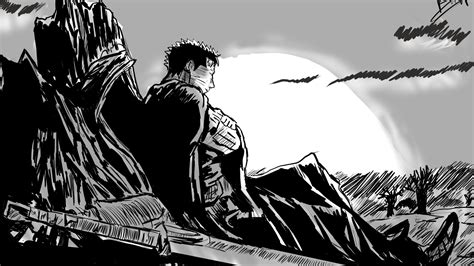 3840x2160 Resolution Berserk GUTS Drawing 22 4K Wallpaper - Wallpapers Den