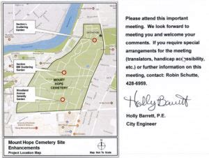 Mt. Hope Cemetery Site Enhancement Public Info Mtg – Highland Park Neighborhood Association