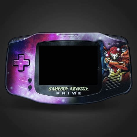 Game Boy Advance IPS UV Print Shell Kit (Metroid B)