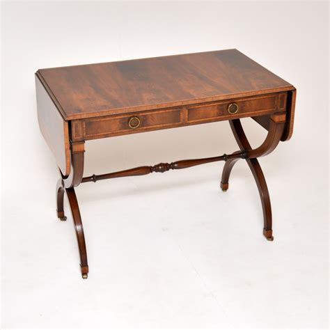 Antique Inlaid Mahogany Sofa Table | Marylebone Antiques