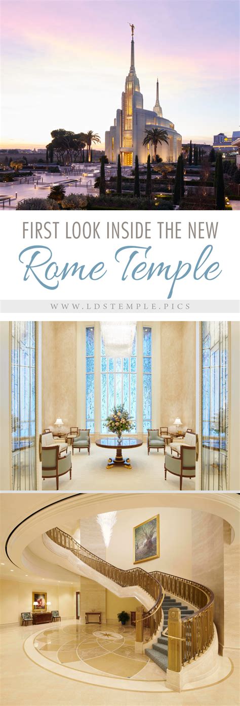 Pictures Inside the Beautiful New Rome Italy Temple - LDS Temple Pictures