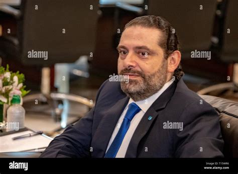 Lebanese prime minister saad hariri hi-res stock photography and images ...