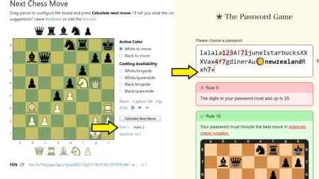 Password Game Rule 16: Best Move in Algebraic Chess Notation - Pro Game Guides