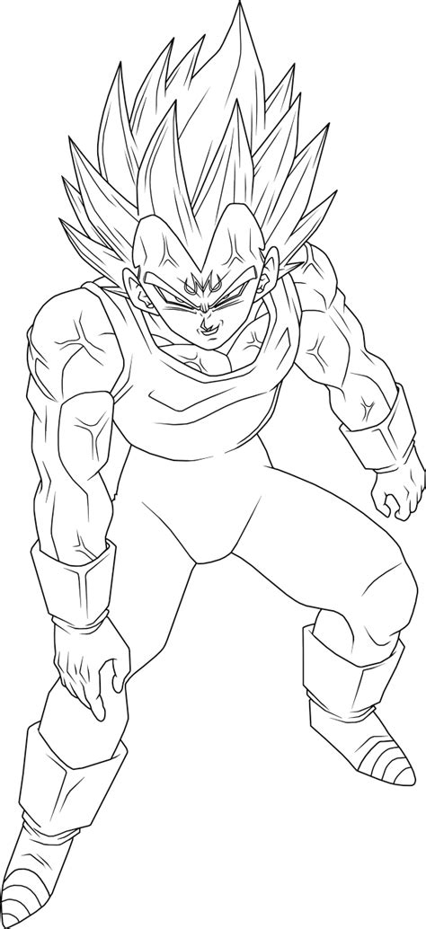 Majin Vegeta Coloring Pages - RachelropMcclain