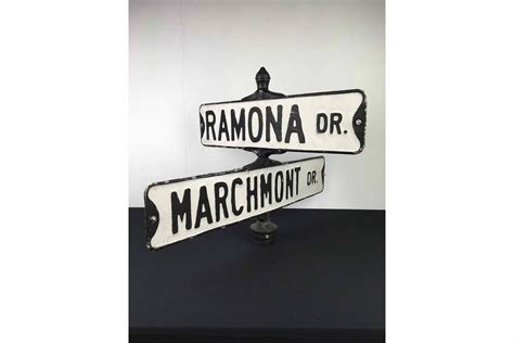 Antique US Street Sign | Retro Station