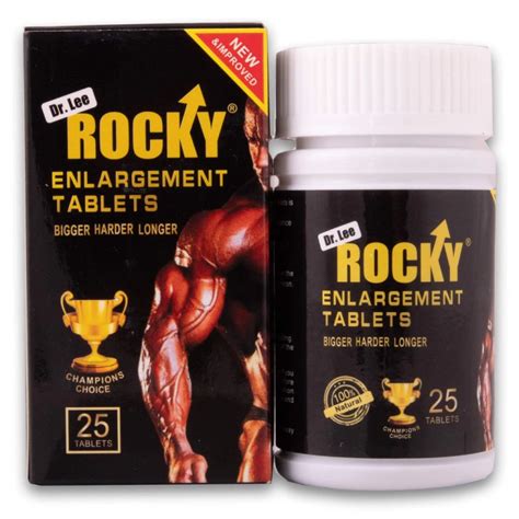 Dr Lee Rocky Enlargement 25 tablets - Online Vitamins & Natural Medication Call 0117869539