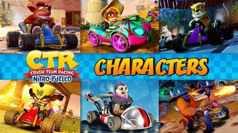 Crash Team Racing Nitro-Fueled: All Characters Roster & Stats